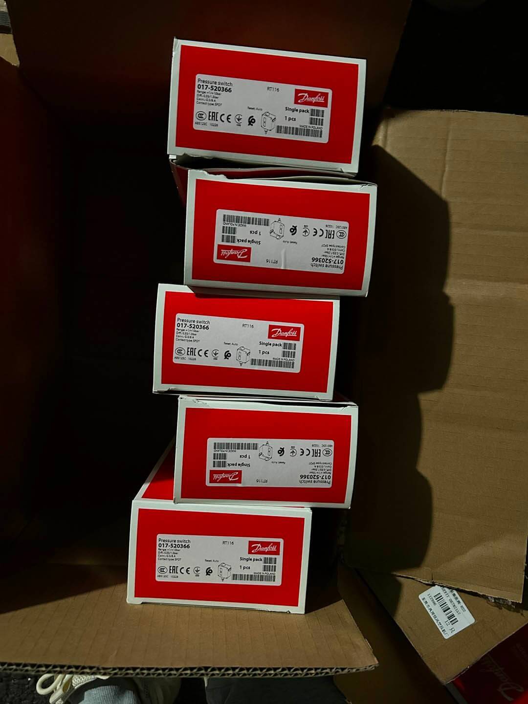 Danfoss Pressure switch RT116 017-520366