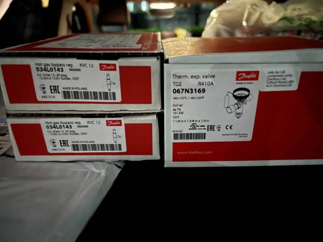 Danfoss Hot gas bypass reg KVC12 034L0143